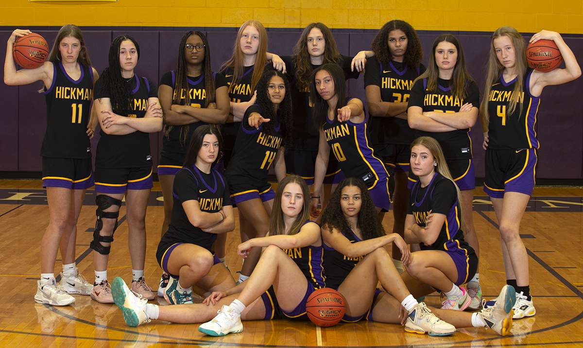Girls Basketball Team Photo